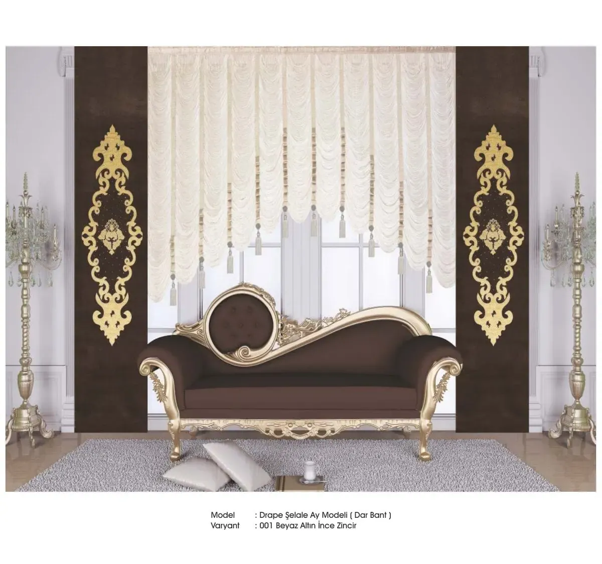 Drape İp Perde modeli 034