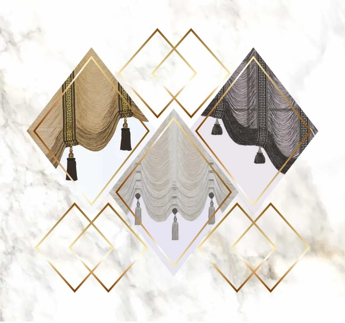 Drape İp Perde modeli 035